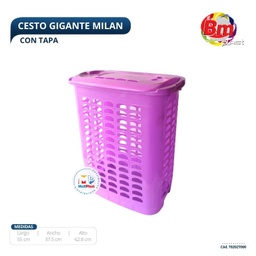 CESTA DE ROPA GIGANTE MILAN BM PLAST