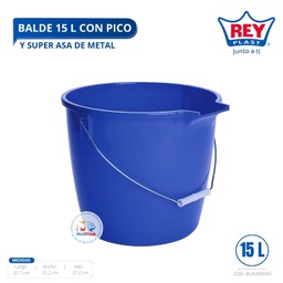 [BLX008000] BALDE 15 LT C/PICO Y SUPER ASA BLX008000 REY