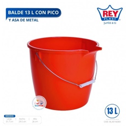 [JC32A-BLX016000] BALDE 13 LT C/PICO ASA METAL REY